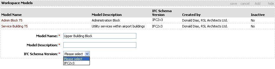 Adding New IFC Model